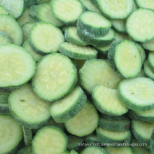 China IQF Frozen Zucchini Squash Slice